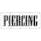 Signmission PIERCING BANNER SIGN shop signs gun barbell tattoo B-120 Piercing - alternate 1